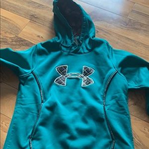 turquoise under armour hoodie